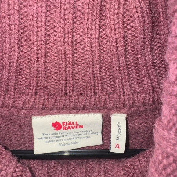 Fjallraven Women's Cable Knit Turtleneck Sweater - Picture 2 of 4